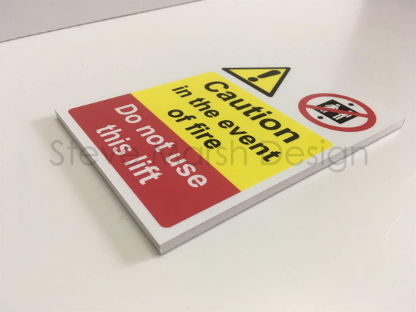 Plastic Do Not Use the List sign