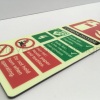 Photoluminescent C02 Fire Extinguisher signs