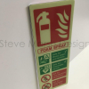 Foam Spray Fire Extinguisher signs