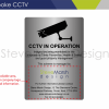 Chic Stainless Steel CCTV sign