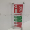 Foam Spray Fire Extinguisher Sign