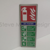 Dry Powder Fire Extinguisher Sign