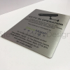 Chic Stainless Steel CCTV sign