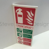 Foam Spray Fire Extinguisher signs