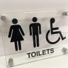 Prestige Acrylic Toilet Signs