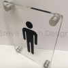 Prestige Acrylic Toilet Signs