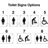 Prestige Acrylic Toilet Signs