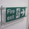 Acrylic fire exit sign