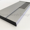 Silver anodised door signs (4)