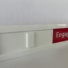 Acrylic door sign with Engaged/Vacant slider c