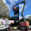refurbish totem with ACM panels